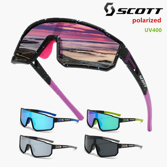 SCOTT Bicycle Riding Polarized Sunglasses UV400 Men's and Women's Outdoor Hunting and Fishing Driving Bicycle Goggles