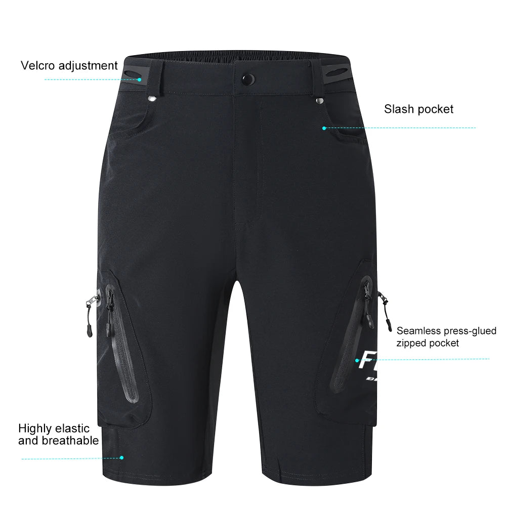 Men's BAT FOX MTB Shorts Mountain Bicycle Short Offroad DH Motorcycle Bike Short Pants Outdoor Sports Quick Dry Downhill Pants