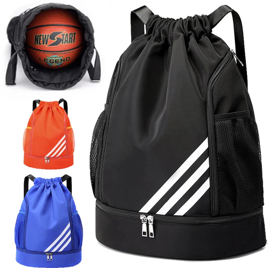 Gym Sports Bag Women's Drawstring Bolsas For Shoes Male Large Cycling Basketball Female Weekend Luggage Travel Yoga Backpack Men