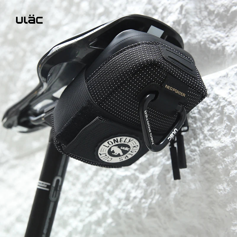 ULAC Mini Portable Bicycle Saddle Bag 0.5L Waterproof Tail Bag MTB Road Bike Quick Release Buckle Rear Bag Cycling Seat Pack